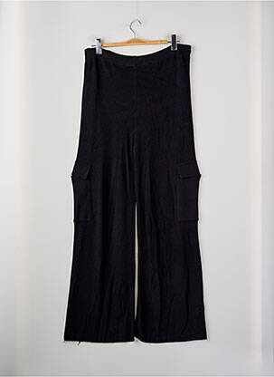 Pantalon cargo noir MANGO femme