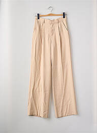 Pantalon droit beige MANGO femme