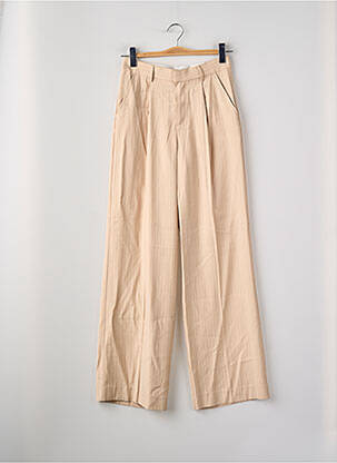 Pantalon droit beige MANGO femme