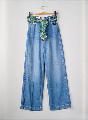 Jeans coupe large bleu GUESS femme