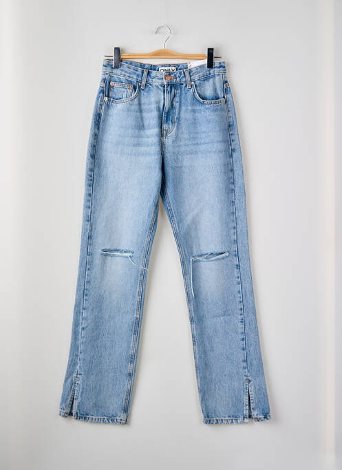 Jeans coupe droite bleu ONLY femme