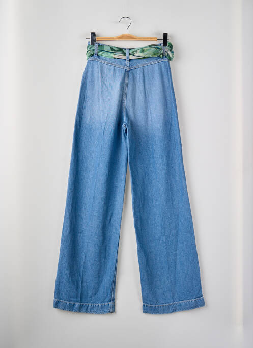 Jeans coupe large bleu GUESS femme