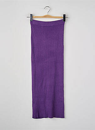 Jupe longue violet MANGO femme