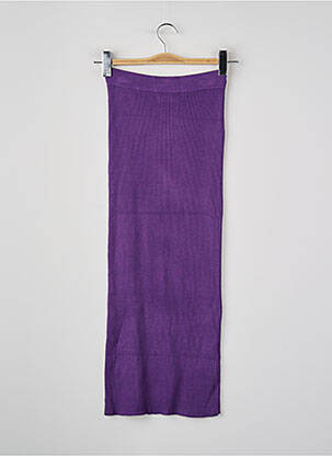 Jupe longue violet MANGO femme