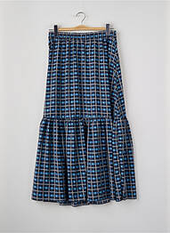 Jupe mi-longue bleu JACQUELINE DE YONG femme
