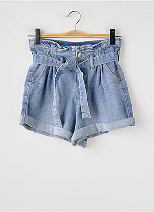 Short bleu MORGAN femme