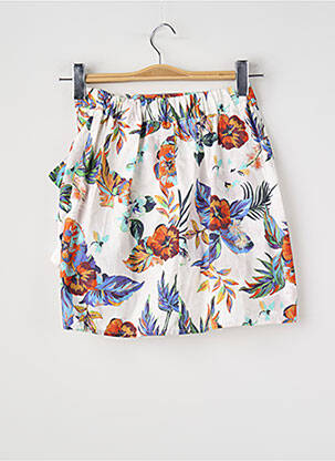 Jupe courte blanc MANGO femme
