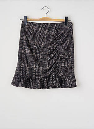 Jupe courte gris MORGAN femme