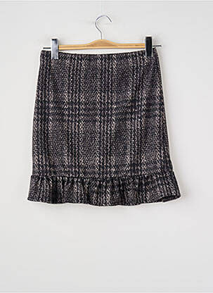 Jupe courte gris MORGAN femme