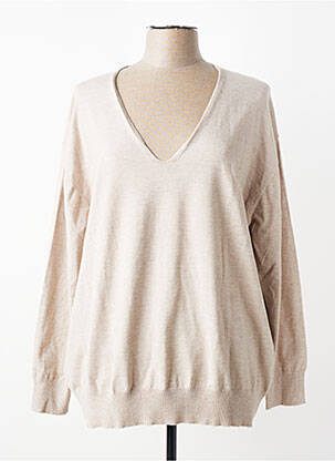 Pull beige MANGO femme