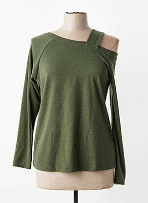 Pull vert TERRA DI SIENA femme