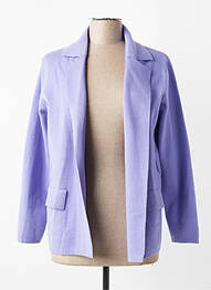 Gilet manches longues bleu JS MILLENIUM femme