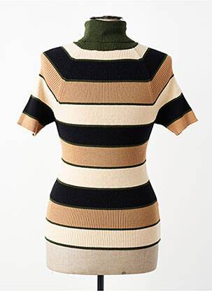 Pull col roulé marron AMELIE & AMELIE femme