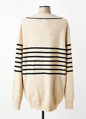 Pull beige MANGO femme