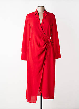 Robe longue rouge MANGO femme