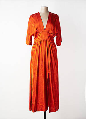 Robe longue orange TERRA DI SIENA femme