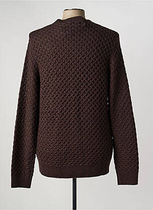 Pull marron JACK & JONES homme