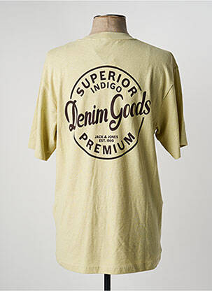 T-shirt beige JACK & JONES homme