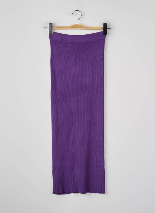Jupe longue violet MANGO femme