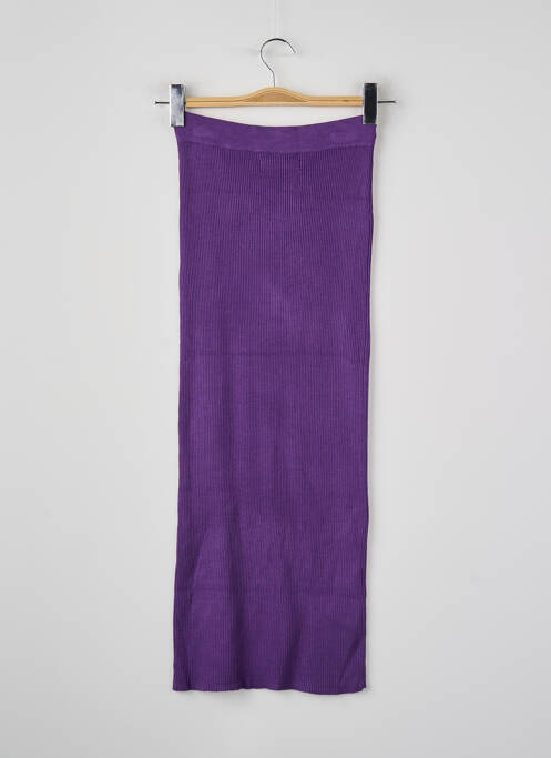 Jupe longue violet MANGO femme