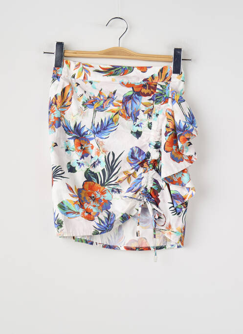 Jupe courte blanc MANGO femme