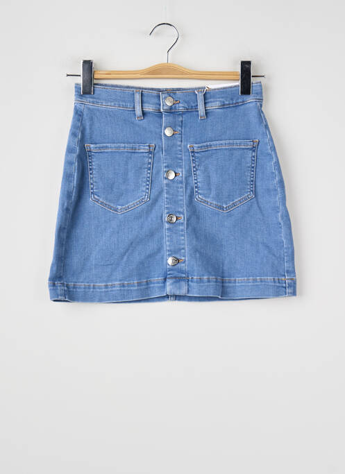 Jupe courte bleu ONLY femme