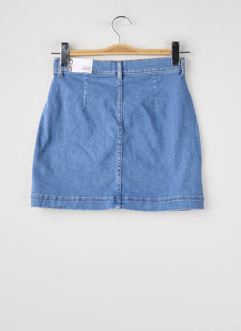 Jupe courte bleu ONLY femme