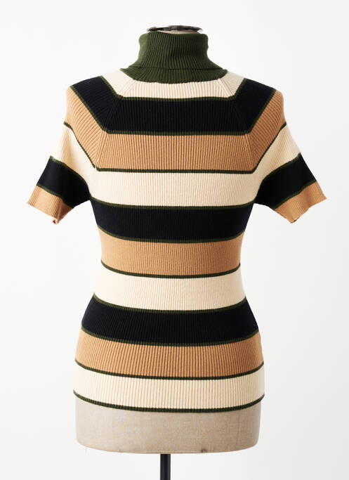 Pull col roulé marron AMELIE & AMELIE femme