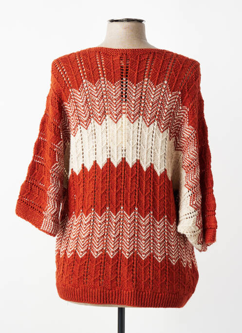 Pull marron TERRA DI SIENA femme