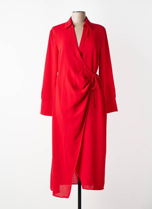 Robe longue rouge MANGO femme