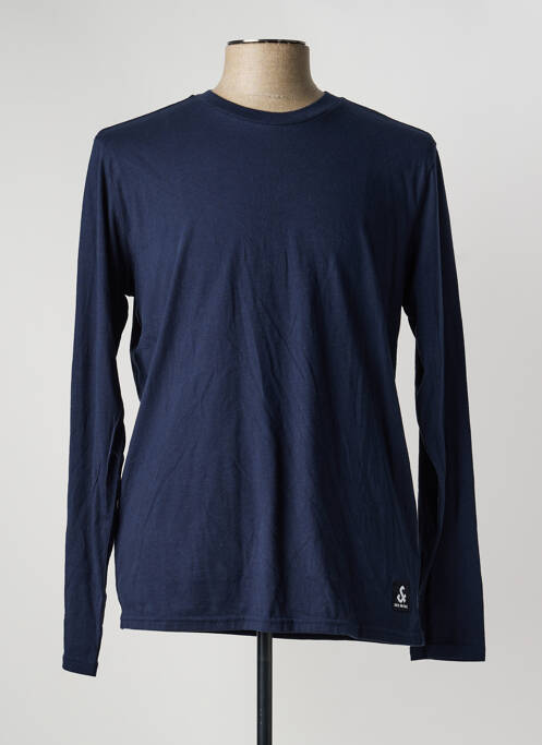 T-shirt bleu JACK & JONES homme