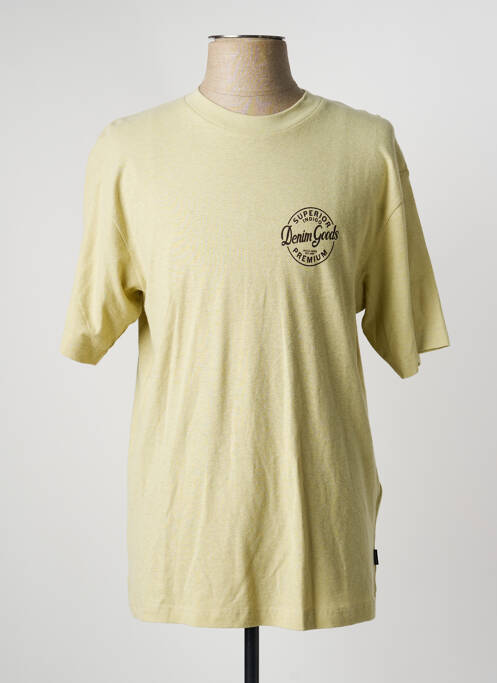 T-shirt beige JACK & JONES homme