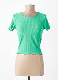 T-shirt vert ONLY femme