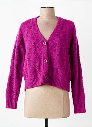 Gilet manches longues violet VERO MODA femme
