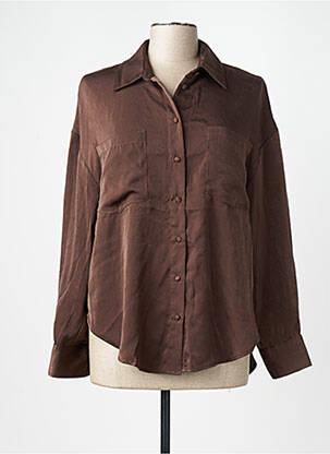 Chemisier marron ONLY femme