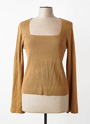 Pull marron VILA femme