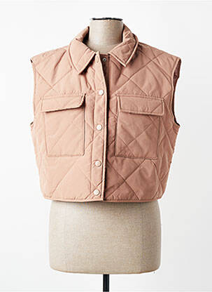 Manteau court marron JACQUELINE DE YONG femme