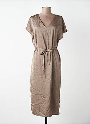 Robe courte marron VILA femme