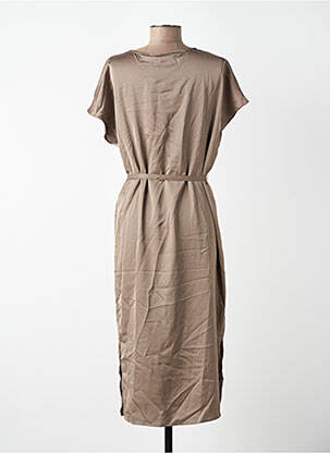 Robe courte marron VILA femme