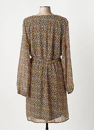 Robe mi-longue jaune ONLY femme