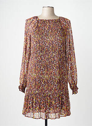 Robe mi-longue beige MANGO femme