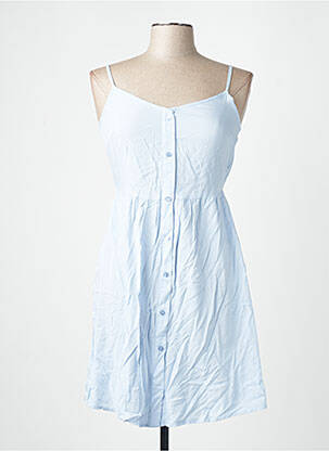 Robe courte bleu PIECES femme