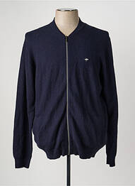 Gilet manches longues bleu FYNCH-HATTON homme