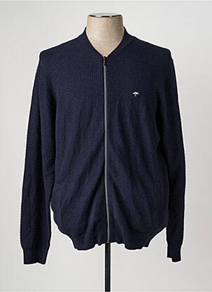 Gilet manches longues bleu FYNCH-HATTON homme