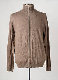 Gilet manches longues beige TOM TAILOR homme