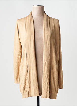 Gilet manches longues marron MANGO femme