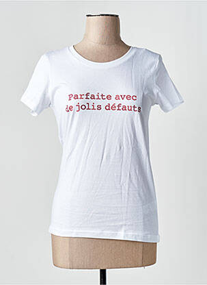 T-shirt blanc MONSIEUR TSHIRT femme