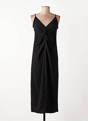 Robe longue noir MANGO femme