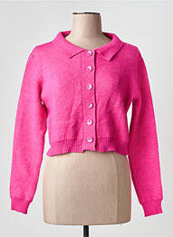 Gilet manches longues rose MOLLY BRACKEN femme