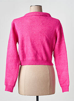 Gilet manches longues rose MOLLY BRACKEN femme
